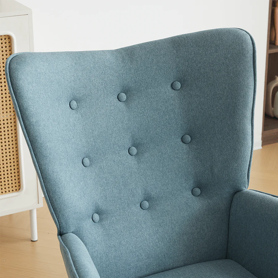 Ivan Armchair with Foot Stool - Image 5
