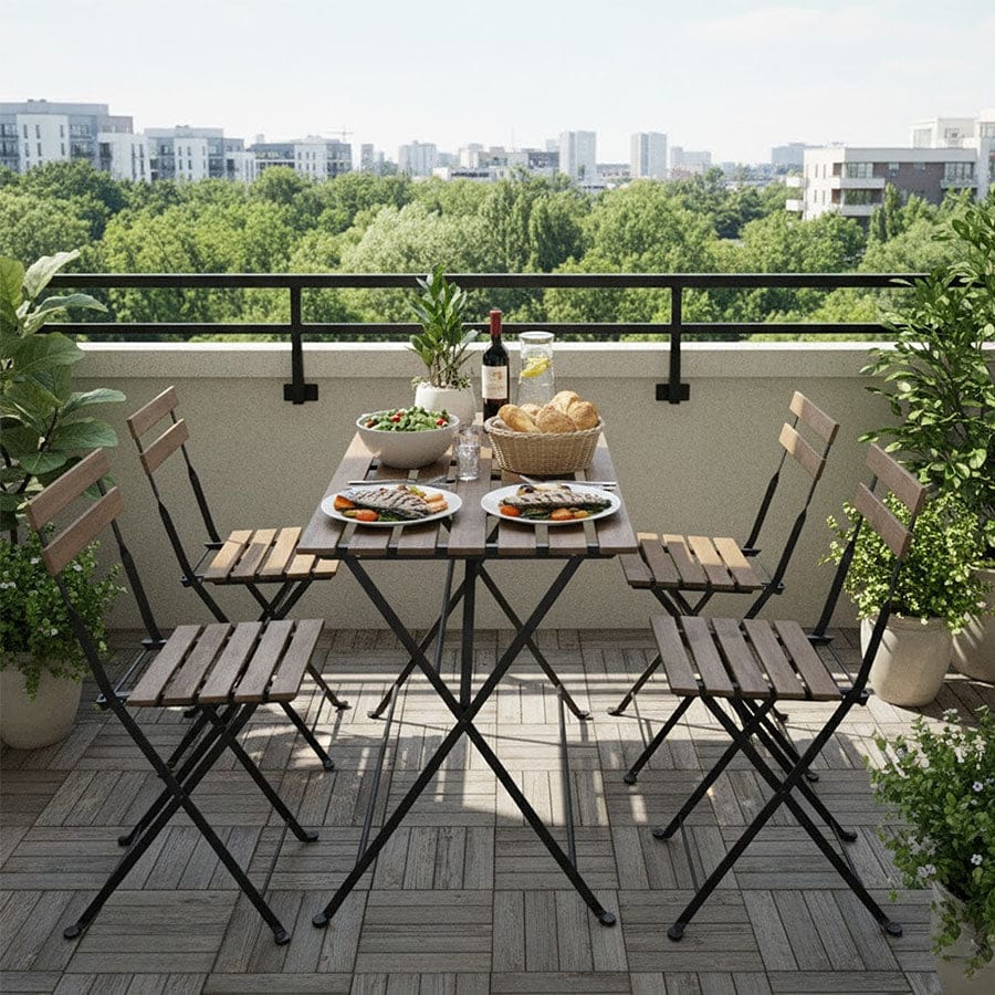 Ivy 4 Seater Outdoor Dining Set - Image 3