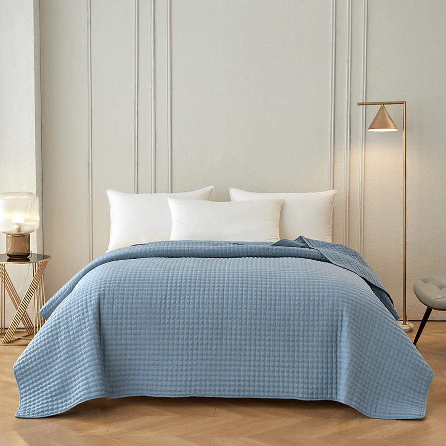 Ivy Bedspread - Blue - Image 3