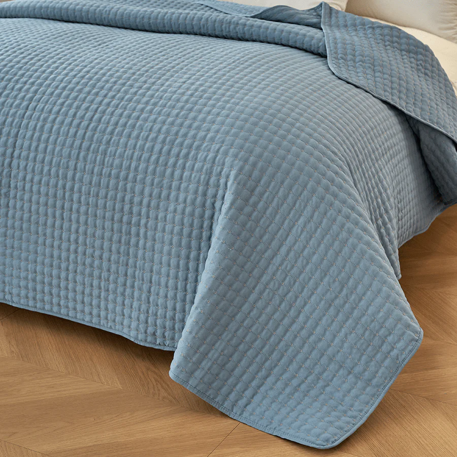 Ivy Bedspread - Blue - Image 7