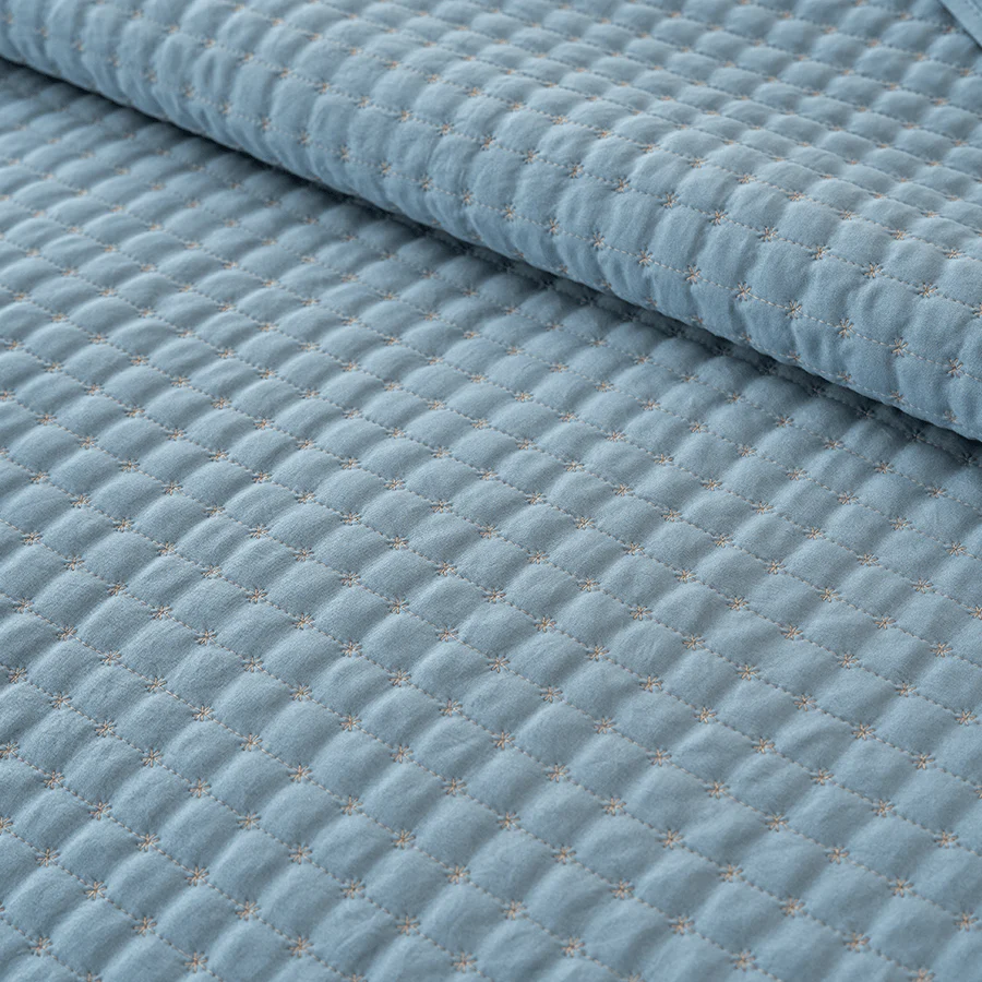 Ivy Bedspread - Blue - Image 8