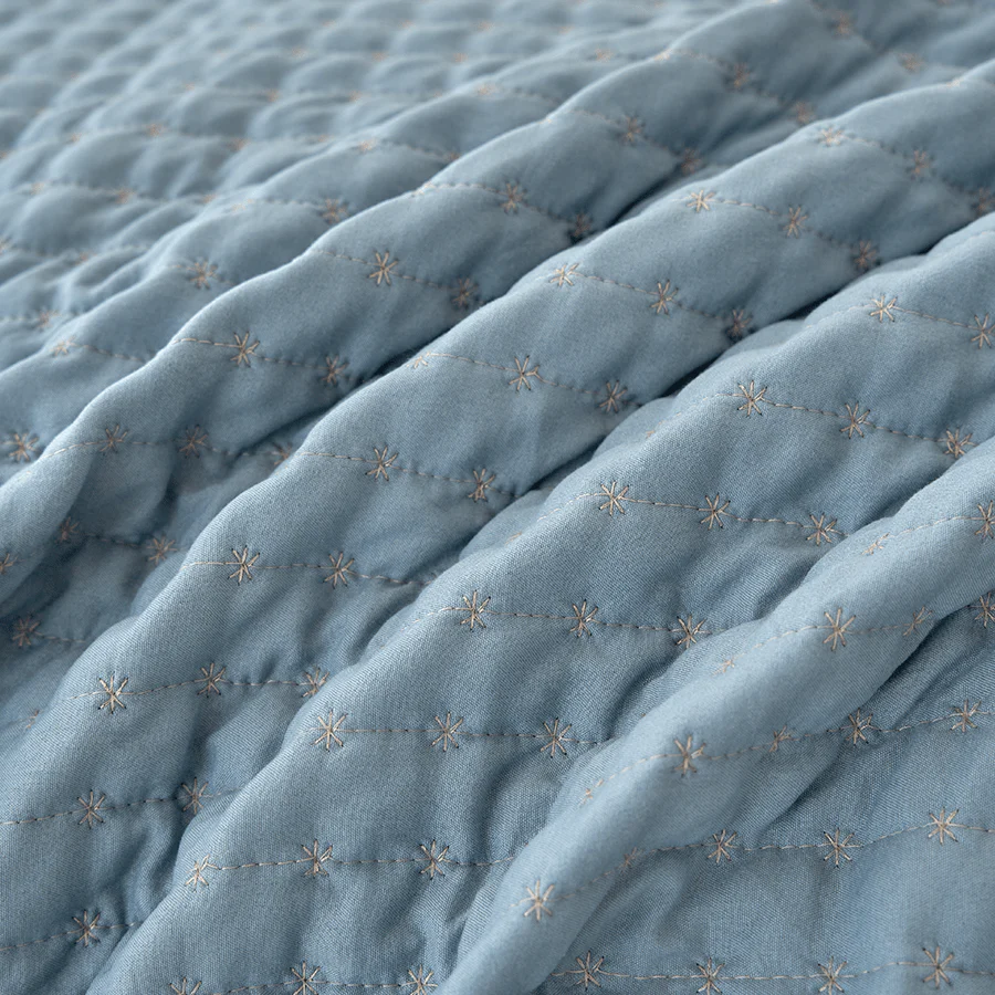 Ivy Bedspread - Blue - Image 9
