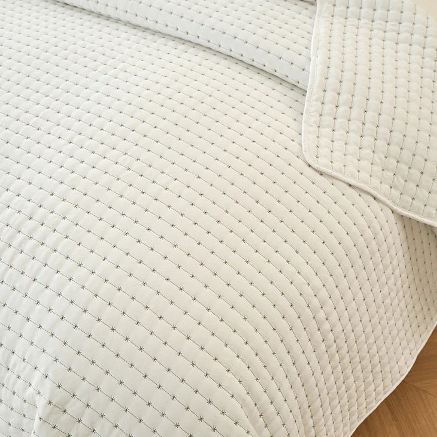 Ivy Bedspread - Green - Image 6