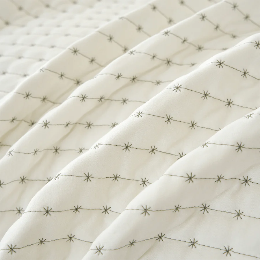 Ivy Bedspread - Green - Image 9
