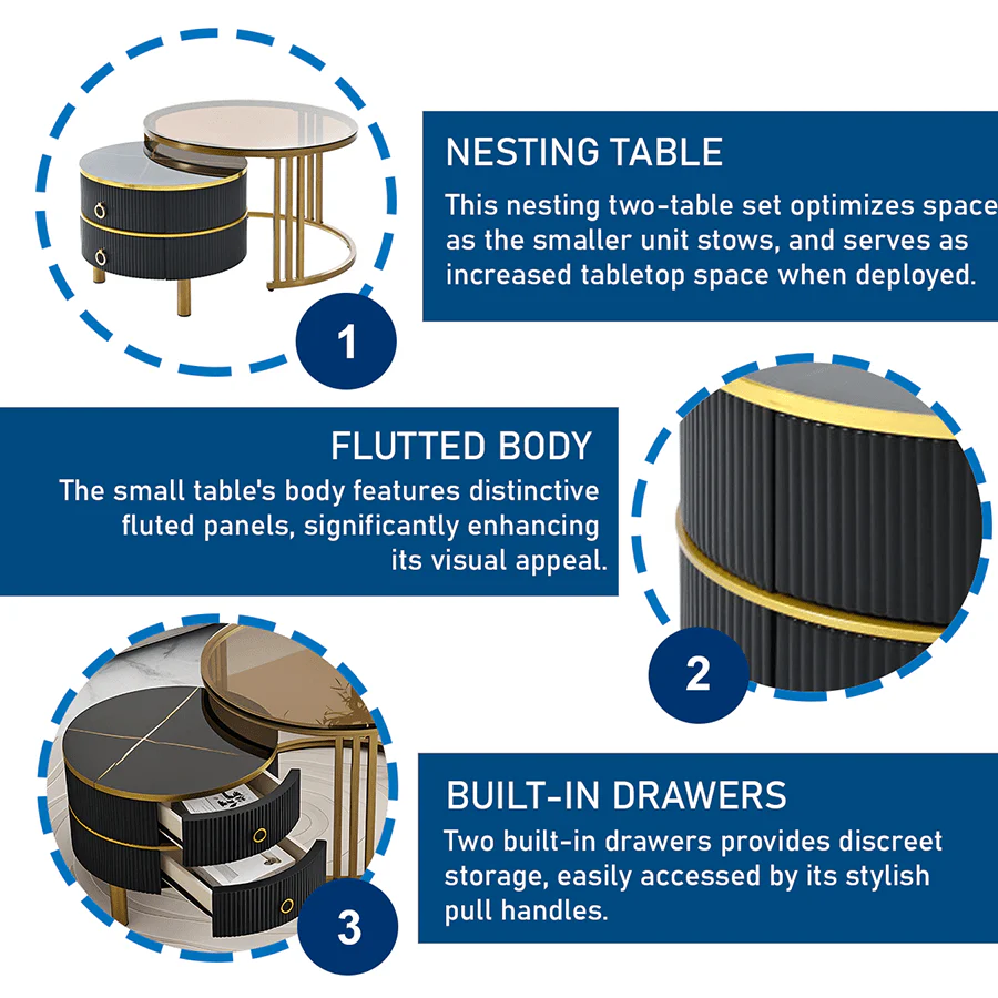 Jaime Nesting Coffee Table - Image 10