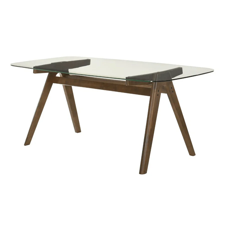 Jensen Glass Top 6 Seater Dining Set - Image 5