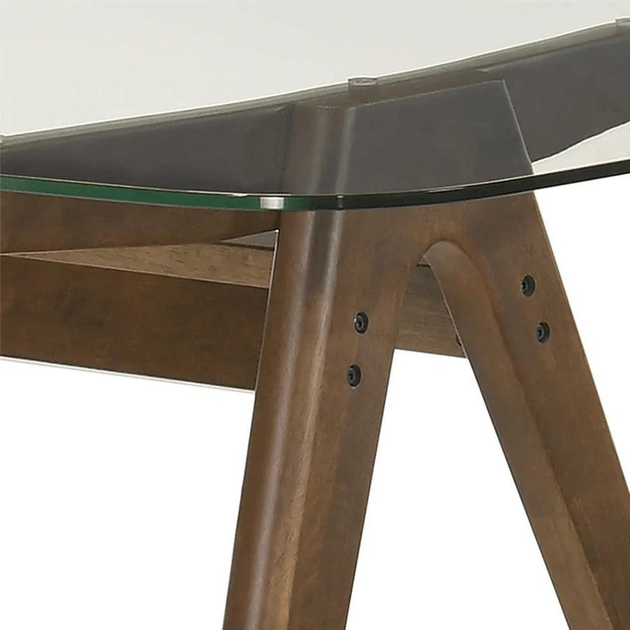 Jensen Glass Top 6 Seater Dining Set - Image 7