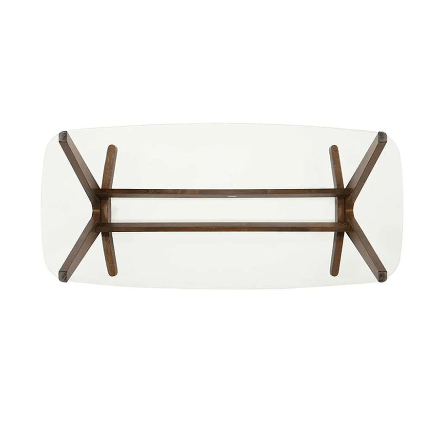 Jensen Glass Top 6 Seater Dining Set - Image 8