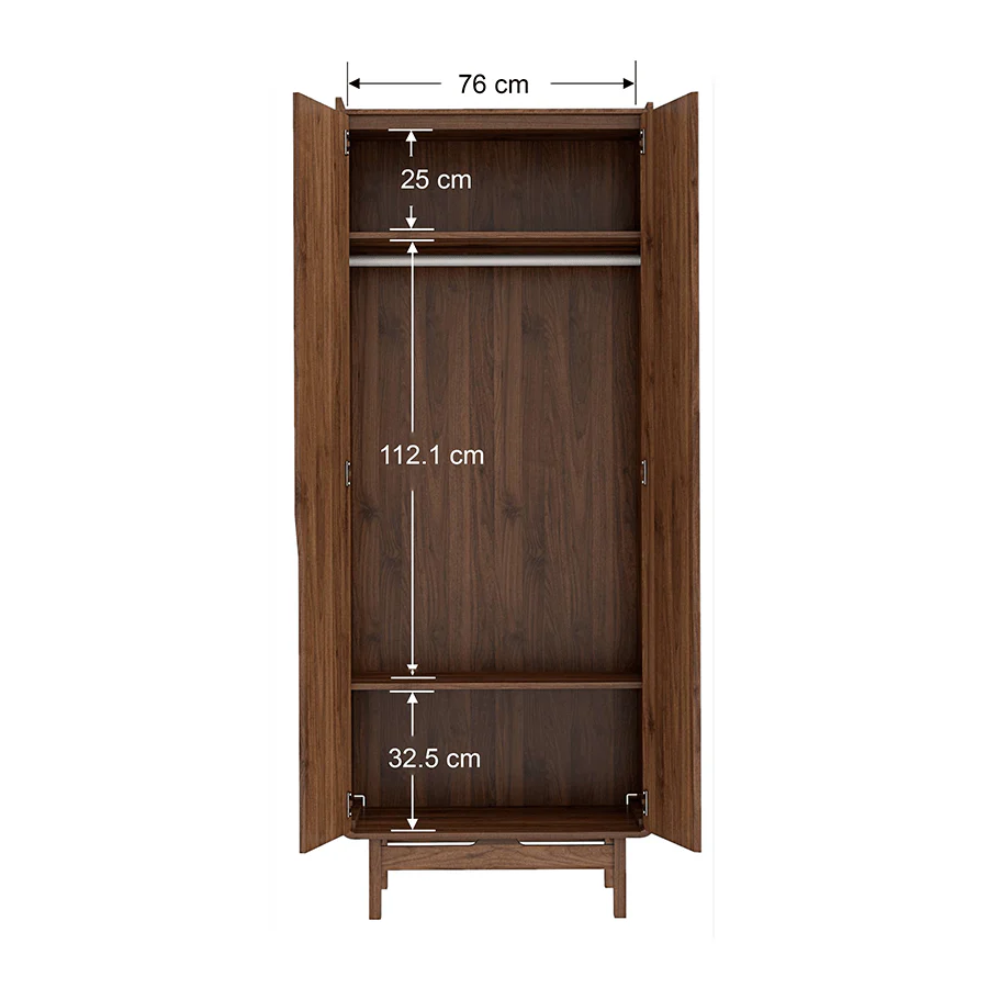 Jimi 2 Door Wardrobe - Image 27
