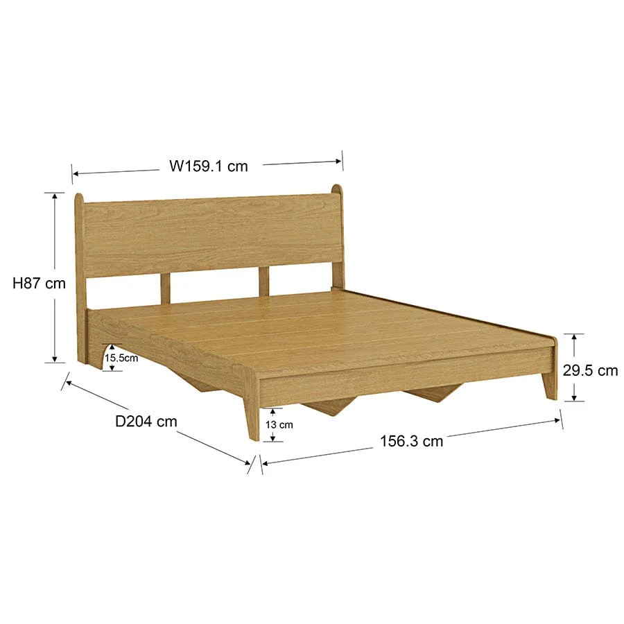 Jimi Bed Summer Oak - Image 33