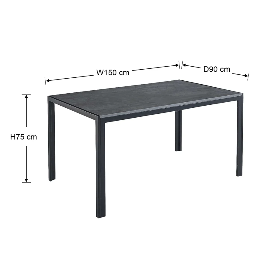 Jimmi 6 Seater Dining Table - Image 19