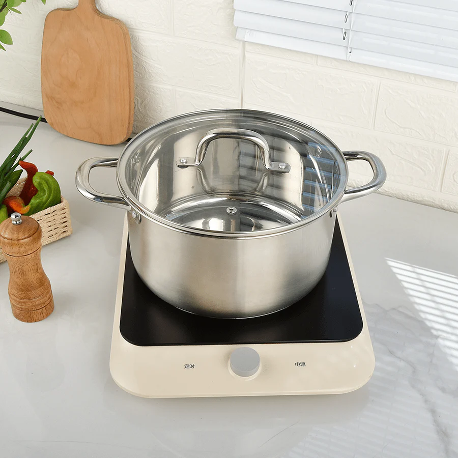 Kai Stainless Steel Soup Pot with Lid - Image 6