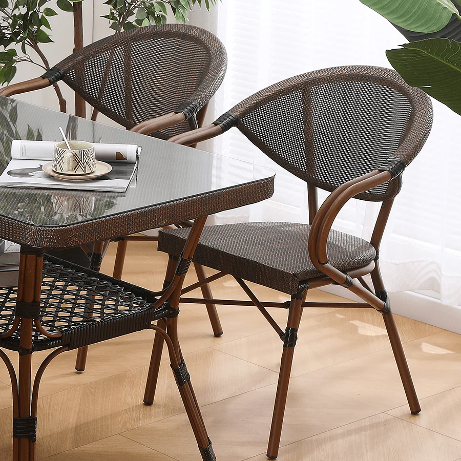 Kairi 4 Seater Outdoor Dining Set - Image 5