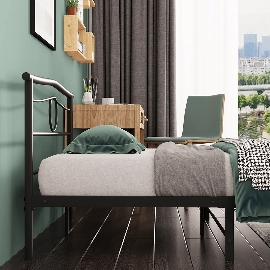 Kenjie Black Metal Bed - Image 12