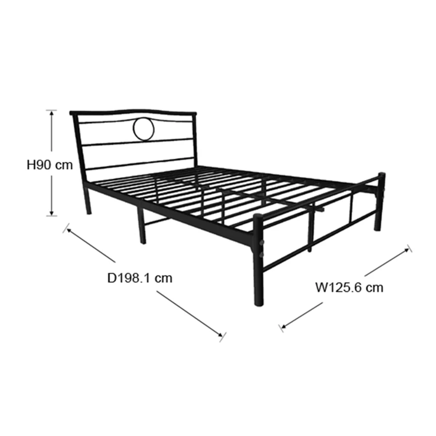 Kenjie Black Metal Bed - Image 23