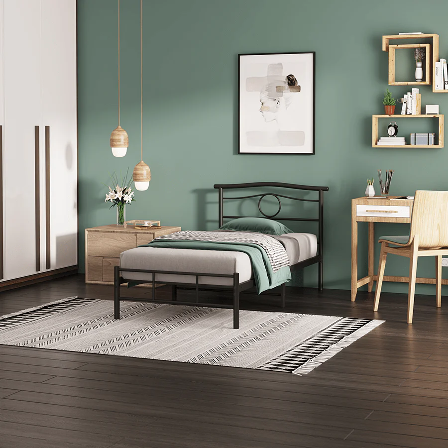 Kenjie Black Metal Bed - Image 25