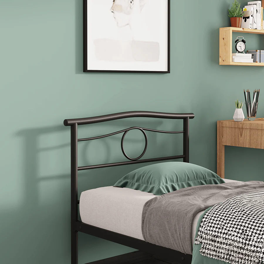 Kenjie Black Metal Bed - Image 26