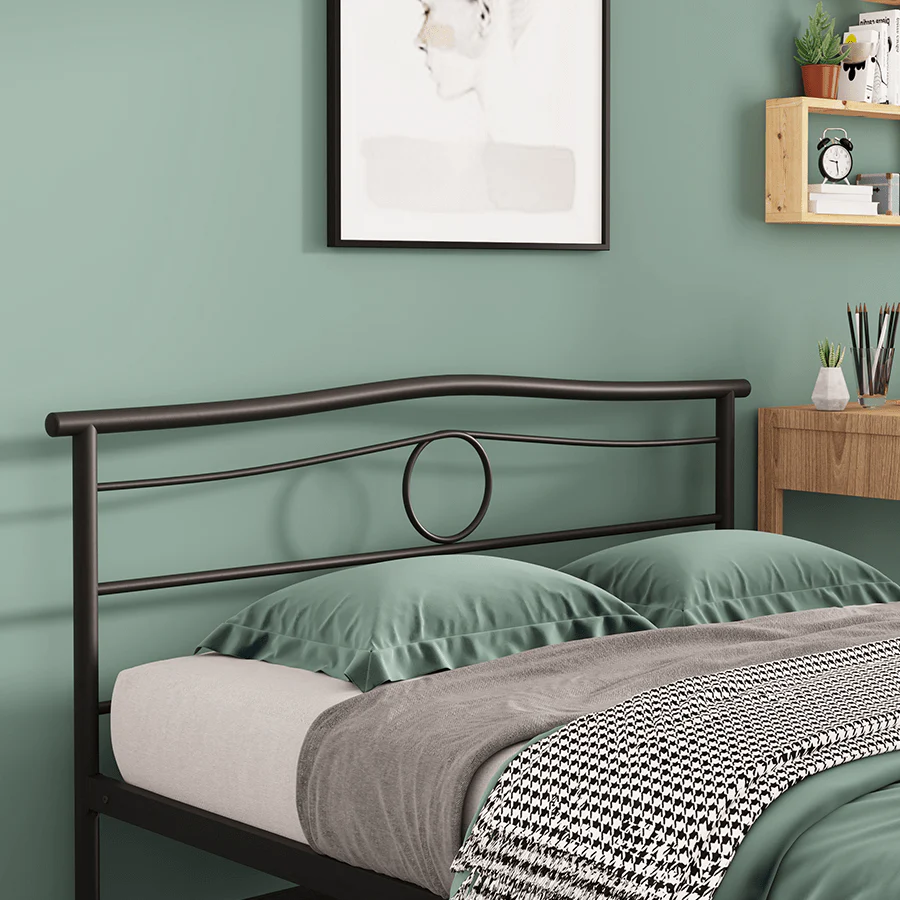 Kenjie Black Metal Bed - Image 3