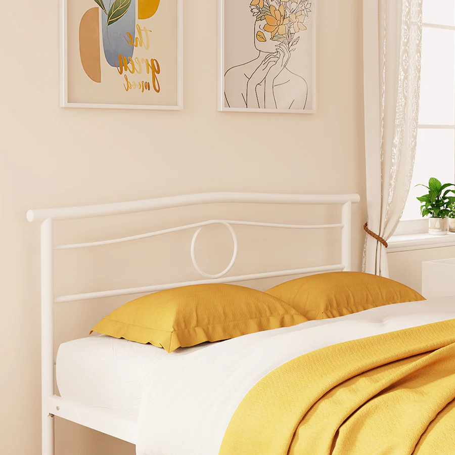 Kenjie White Metal Bed - Image 22