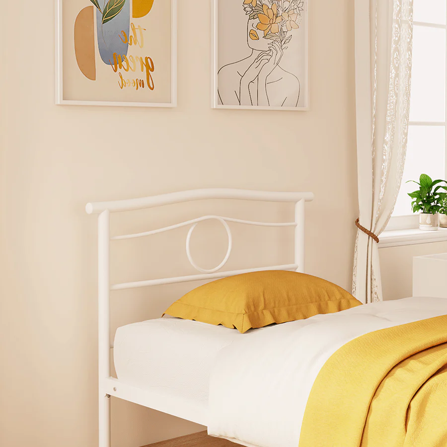 Kenjie White Metal Bed - Image 31