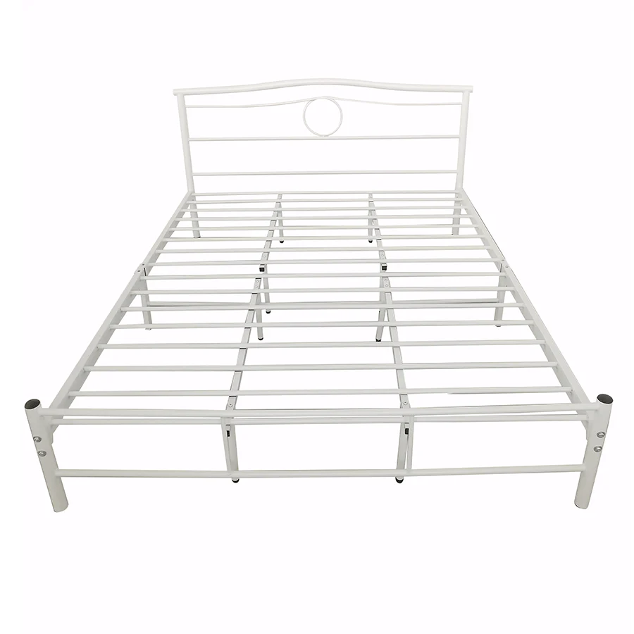 Kenjie White Metal Bed - Image 5