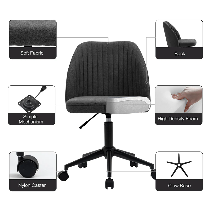 Kevin Low Back Office Chair - Image 11