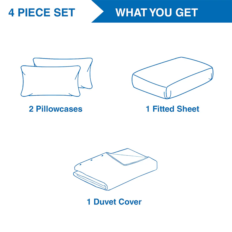 Koren Comfort Printed 4pc Sheet Set - Image 11
