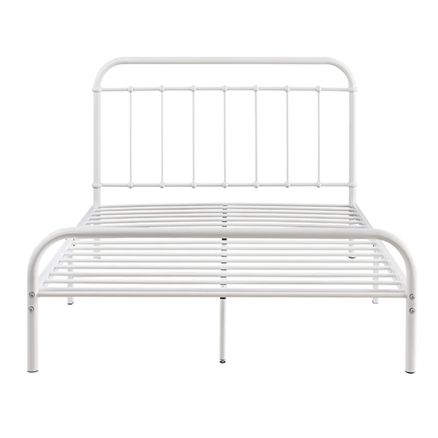 Kumi White Metal Bed - Image 12