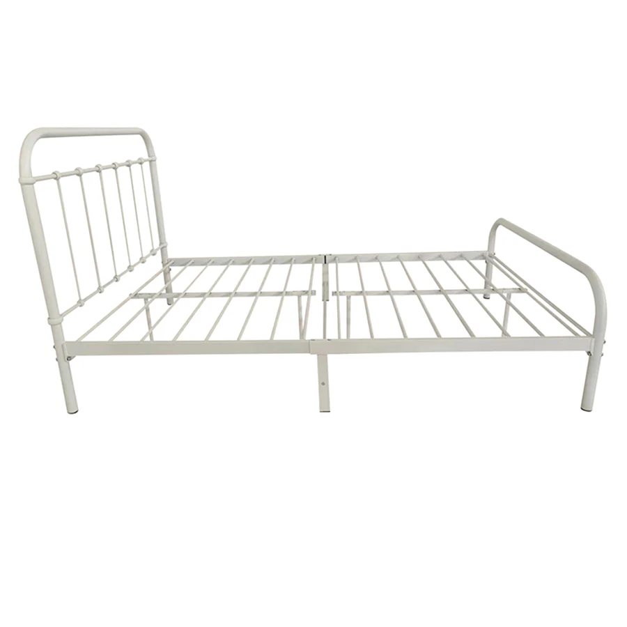 Kumi White Metal Bed - Image 19