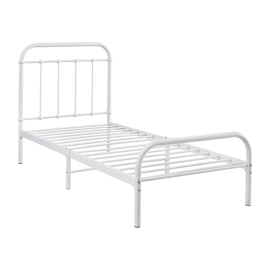 Kumi White Metal Bed - Image 21
