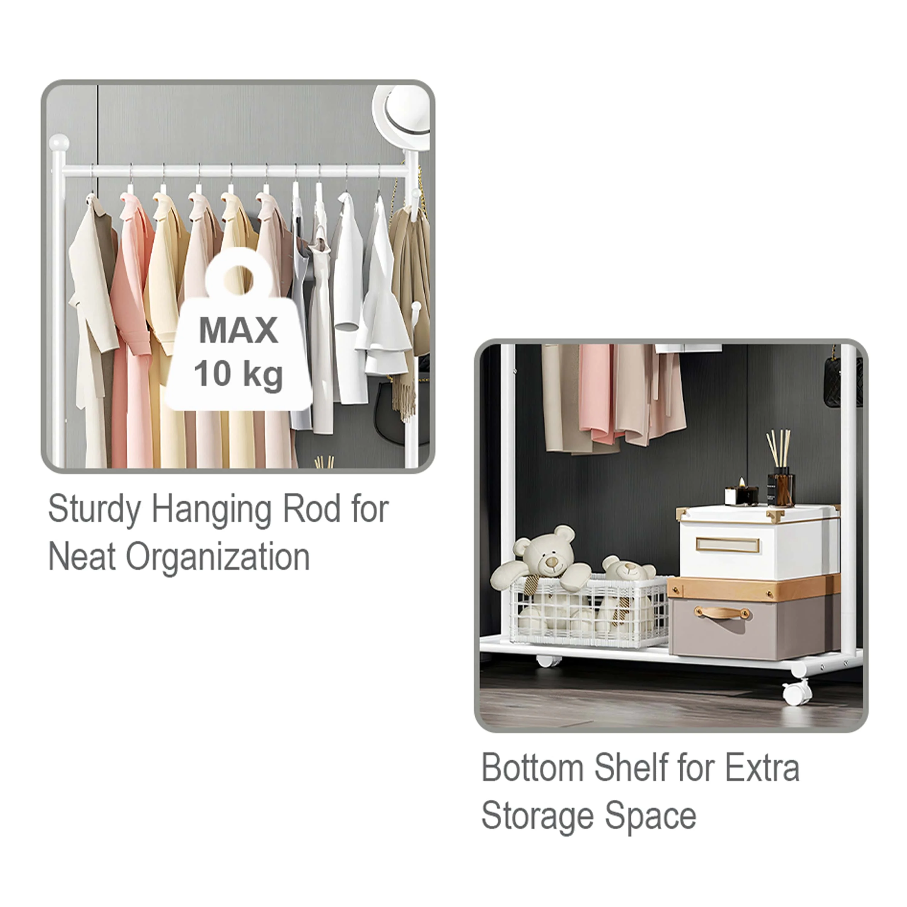 Lanelle 105 cm Garment Rack - Image 28