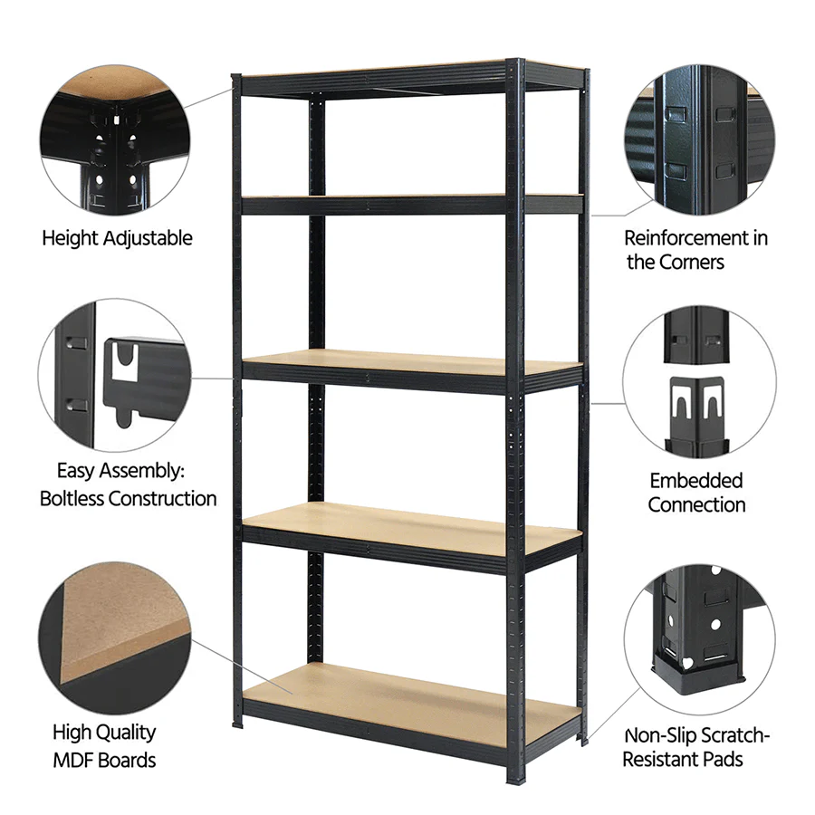 Larry 5 Tier Storage Rack - Image 4