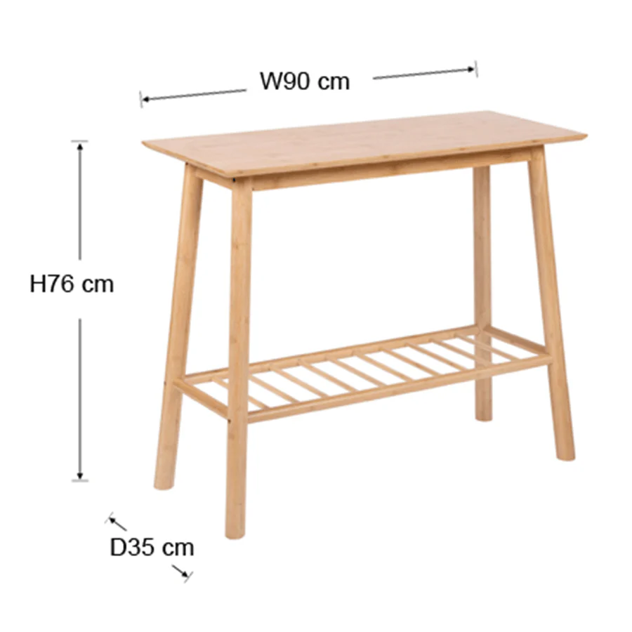 Larson Bamboo Console Table - Image 11