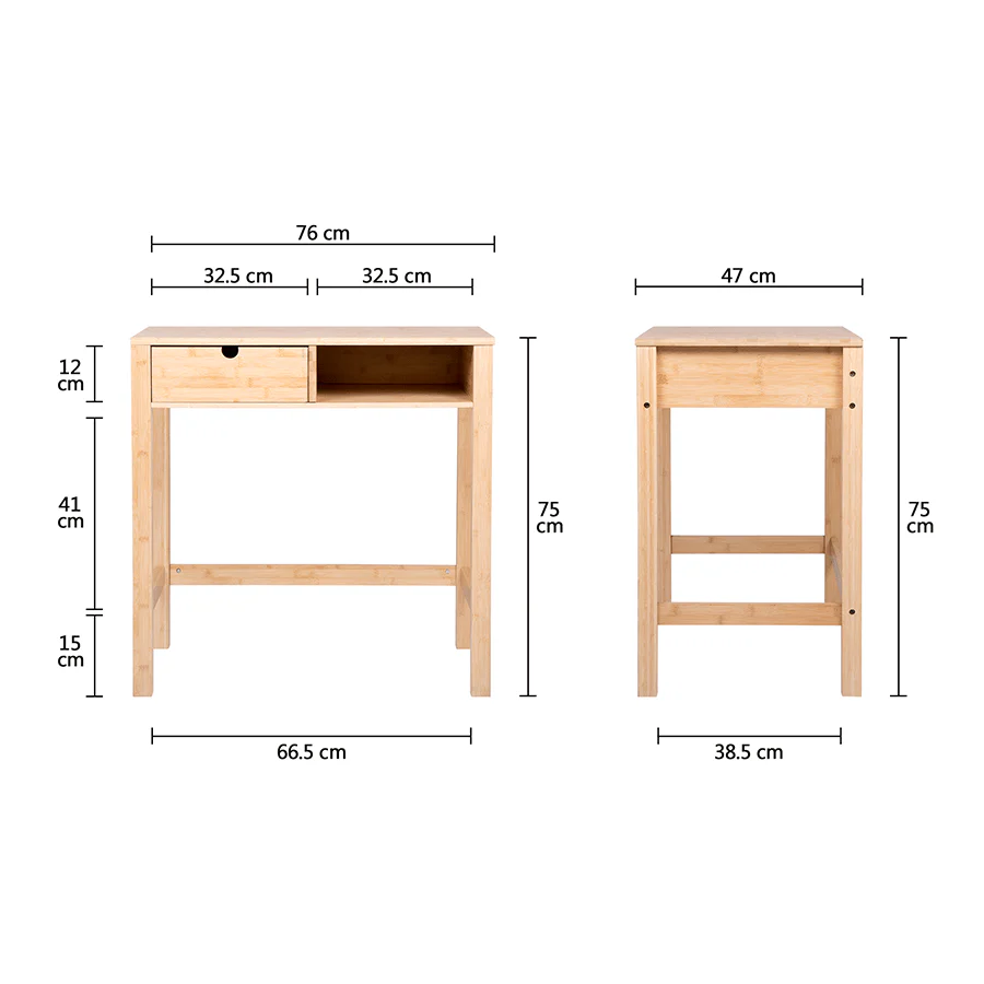 Larson Bamboo Writing Desk - Image 11