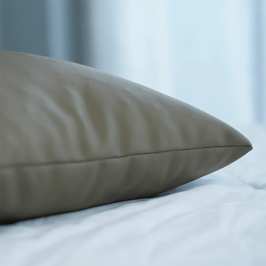 Leatherette Throw Pillow - Image 5