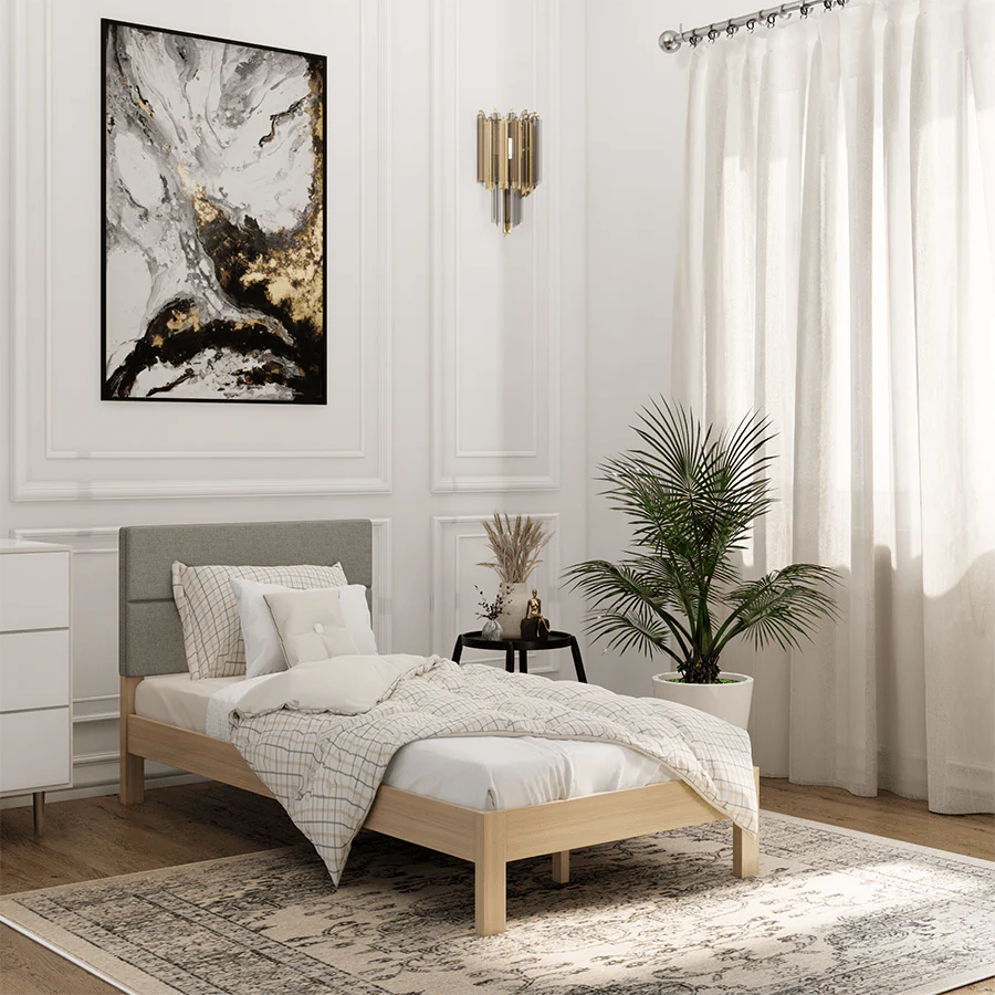 Lennon 36x75" Bed - Oak - Image 2