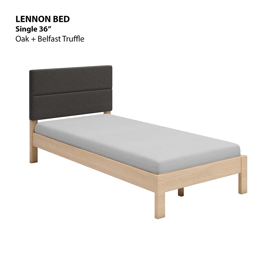 Lennon 36x75" Bed - Oak - Image 3