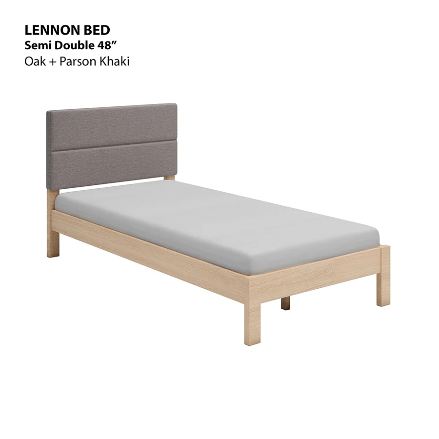 Lennon 48x75" Bed - Oak - Image 3