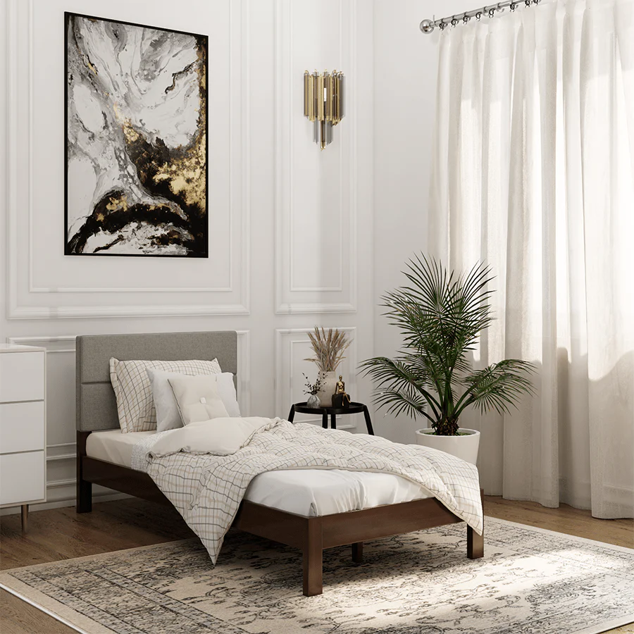 Lennon 48x75" Bed - Walnut Brown - Image 2