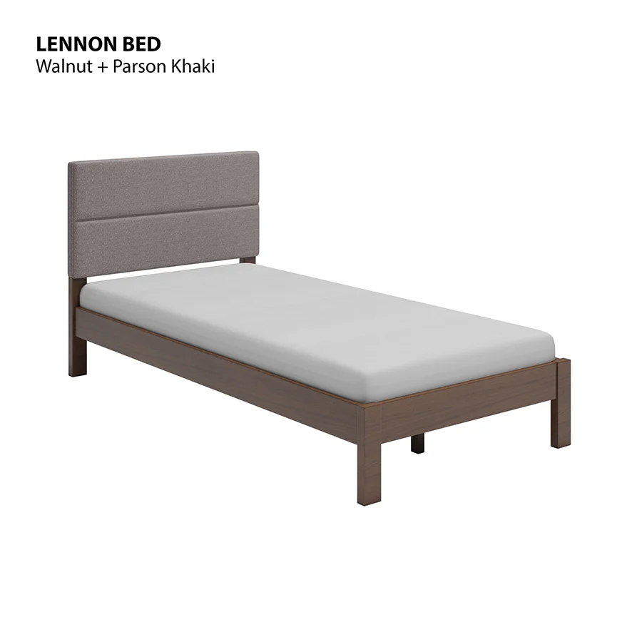 Lennon 48x75" Bed - Walnut Brown - Image 3