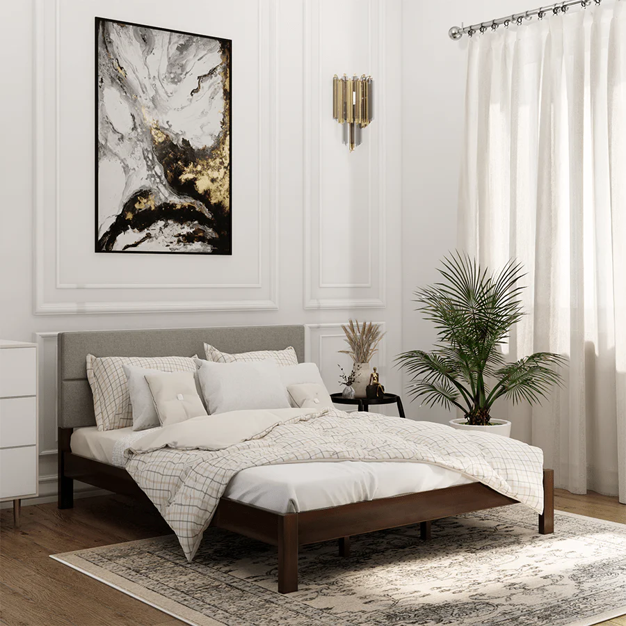 Lennon 60x75" Bed - Walnut Brown - Image 2