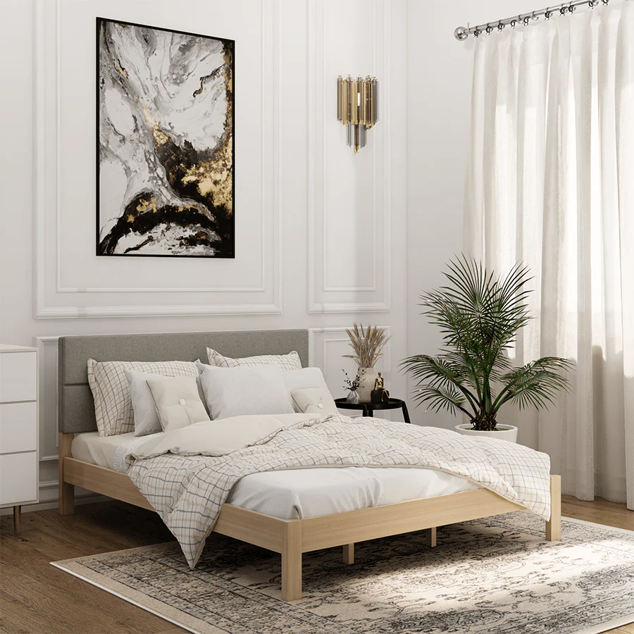 Lennon 72x75" Bed - Oak - Image 2