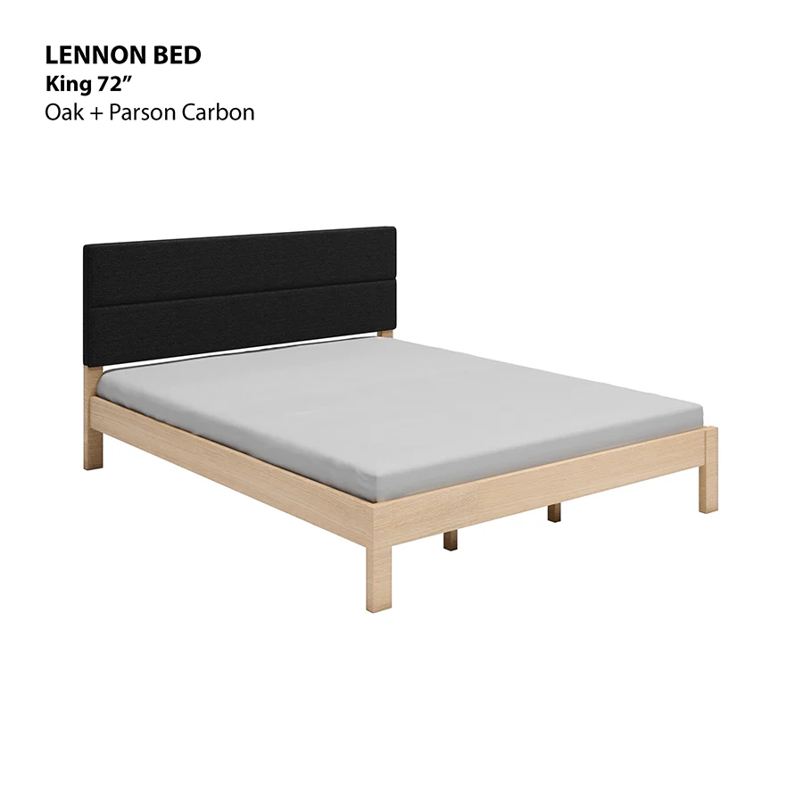Lennon 72x75" Bed - Oak - Image 4