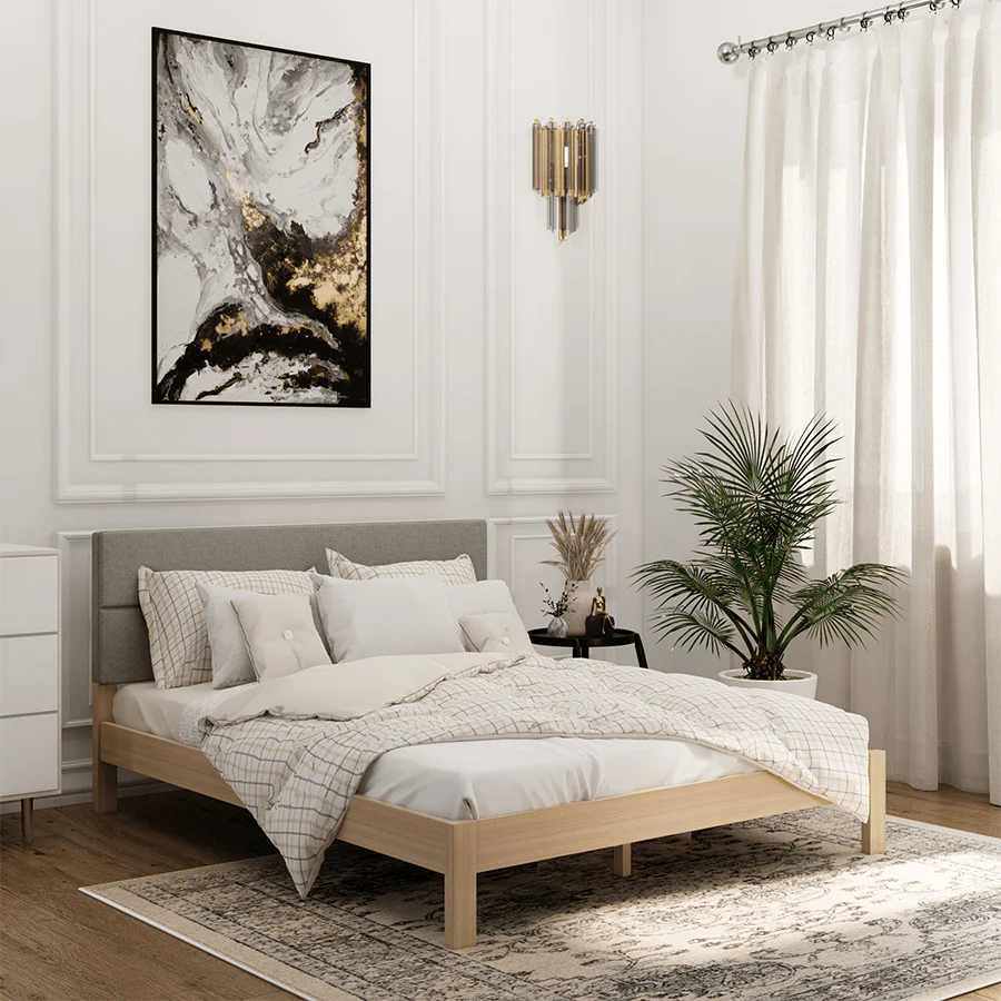 Lennon 72x75" Bed - Oak - Image 6