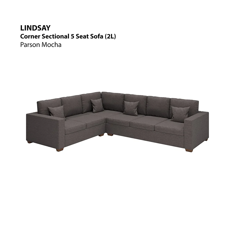 Lindsay Corner Sectional 5 Seat (2L) Sofa