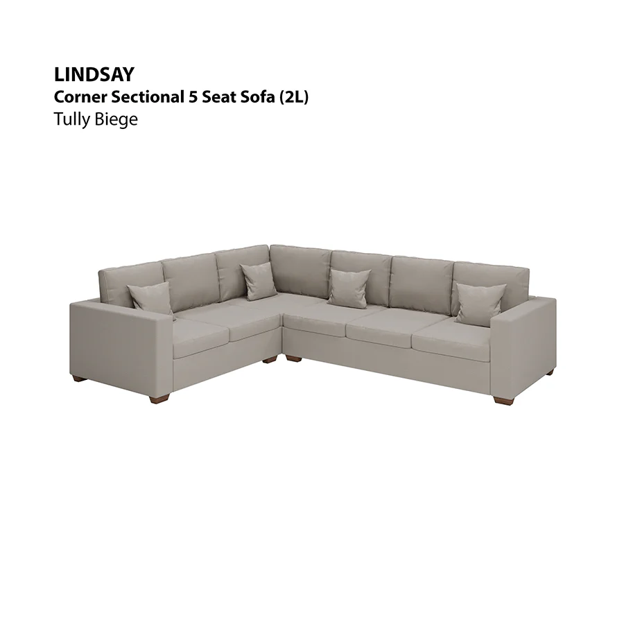 Lindsay Corner Sectional 5 Seat (2L) Sofa - Image 13