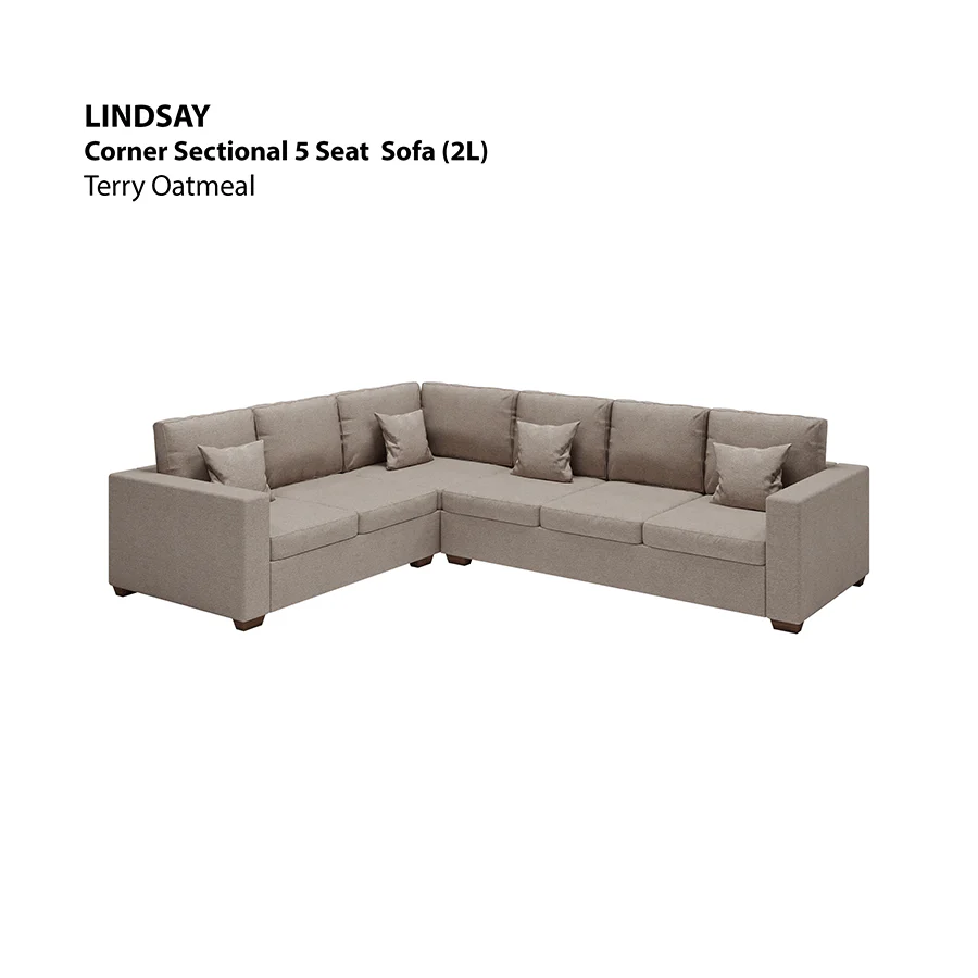 Lindsay Corner Sectional 5 Seat (2L) Sofa - Image 20