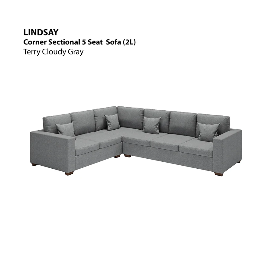 Lindsay Corner Sectional 5 Seat (2L) Sofa - Image 21