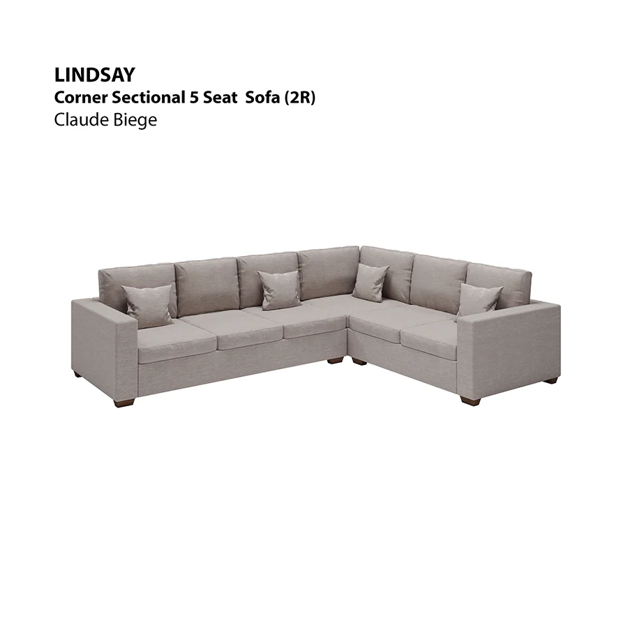 Lindsay Corner Sectional 5 Seat (2R) Sofa - Image 18