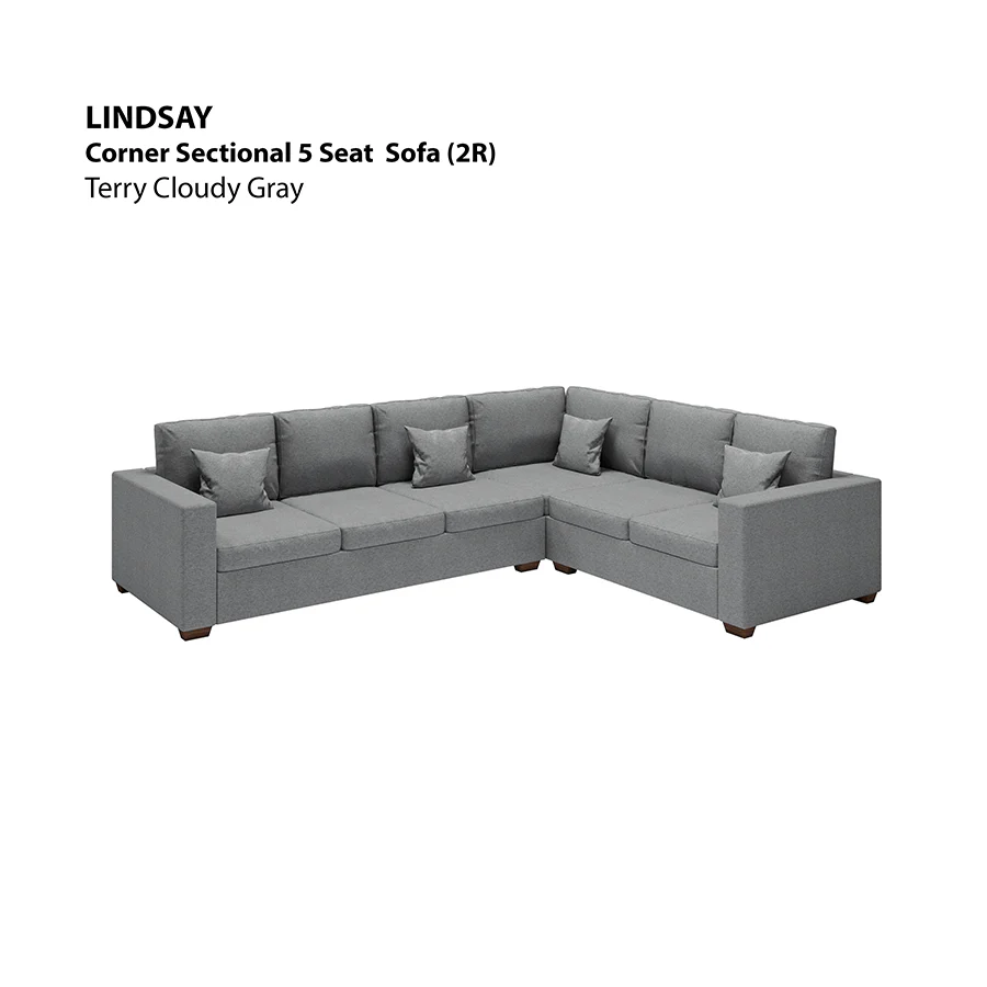 Lindsay Corner Sectional 5 Seat (2R) Sofa - Image 21